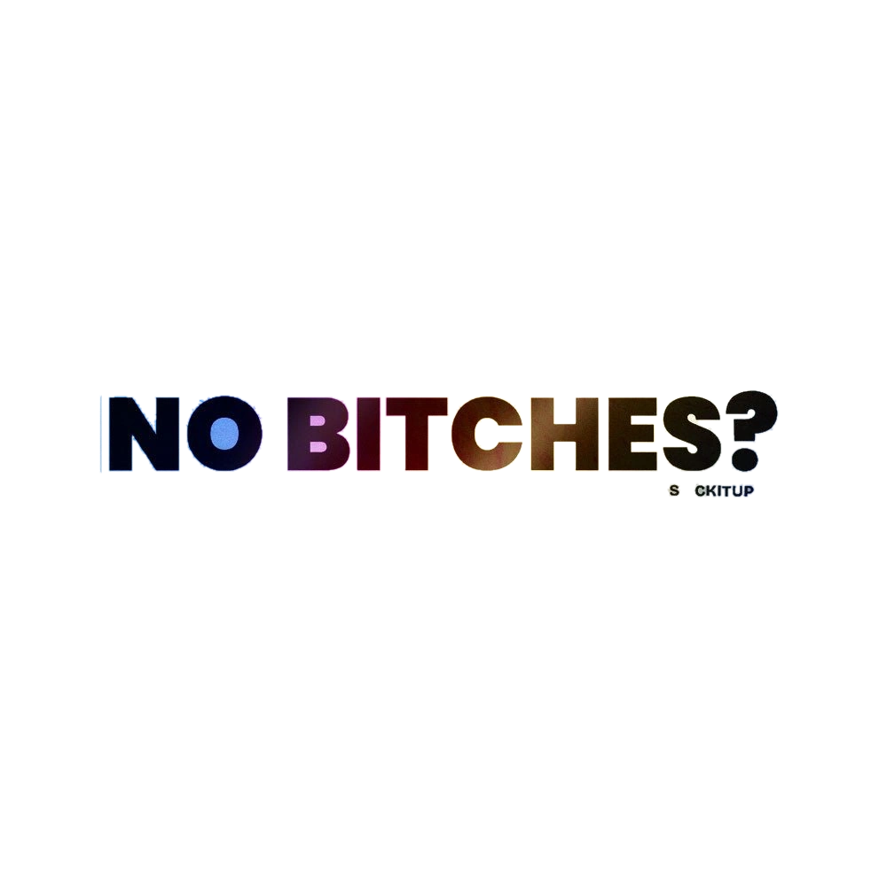 No Rizz Detected Holographic Stickers